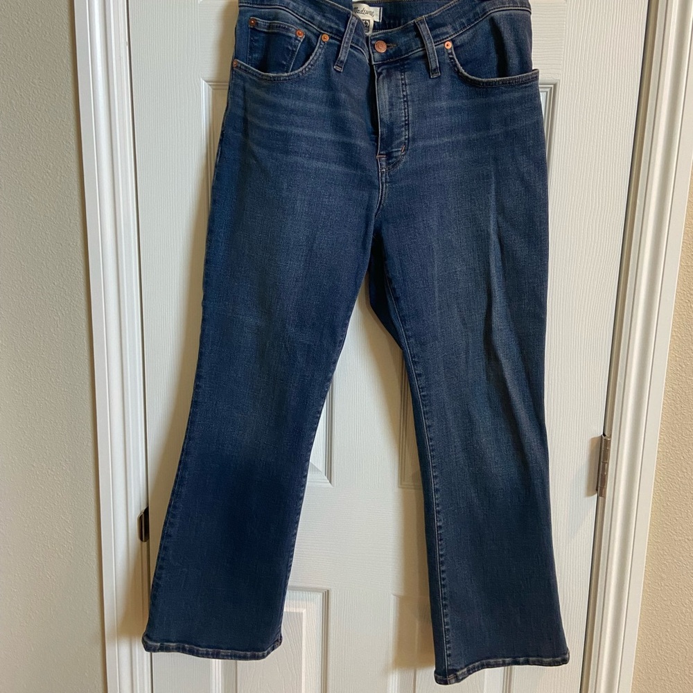 Madewell Blue Straight Leg Jeans Classic Denim Style